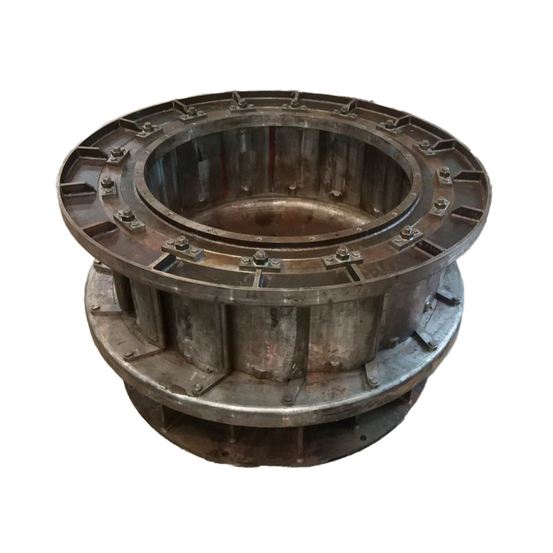 Turbina hidráulica de Kaplan vertical 4-12 Número de veia de guia Máquinas de corte CNC de aço inoxidável Material e eixo principal vertical