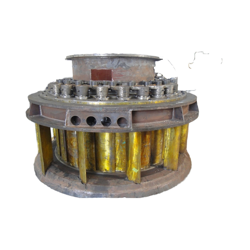 Turbina hidráulica Kaplan de tipo gerador síncrono, com pás de guia ZG20SiMn e eixo principal vertical de desempenho