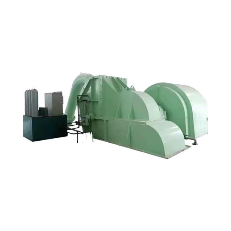 Turbina hidráulica Pelton com cabeçalho de água nominal de 134 m e capacidade de 2150 kW, tipo de corredor de jato único ou multi-jato
