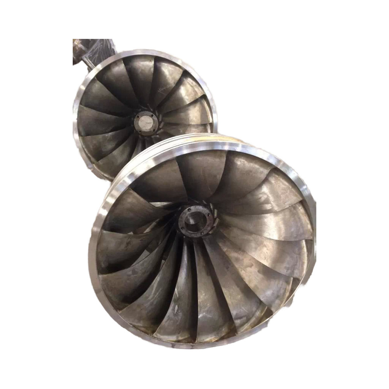 Turbina hidráulica Francis de aço carbono Q345 com velocidade nominal de 500-1500 r/min