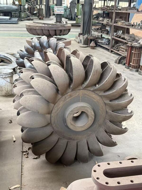 Gerador de turbina hidráulica personalizado com excitação sem escovas e cabos de núcleo de cobre