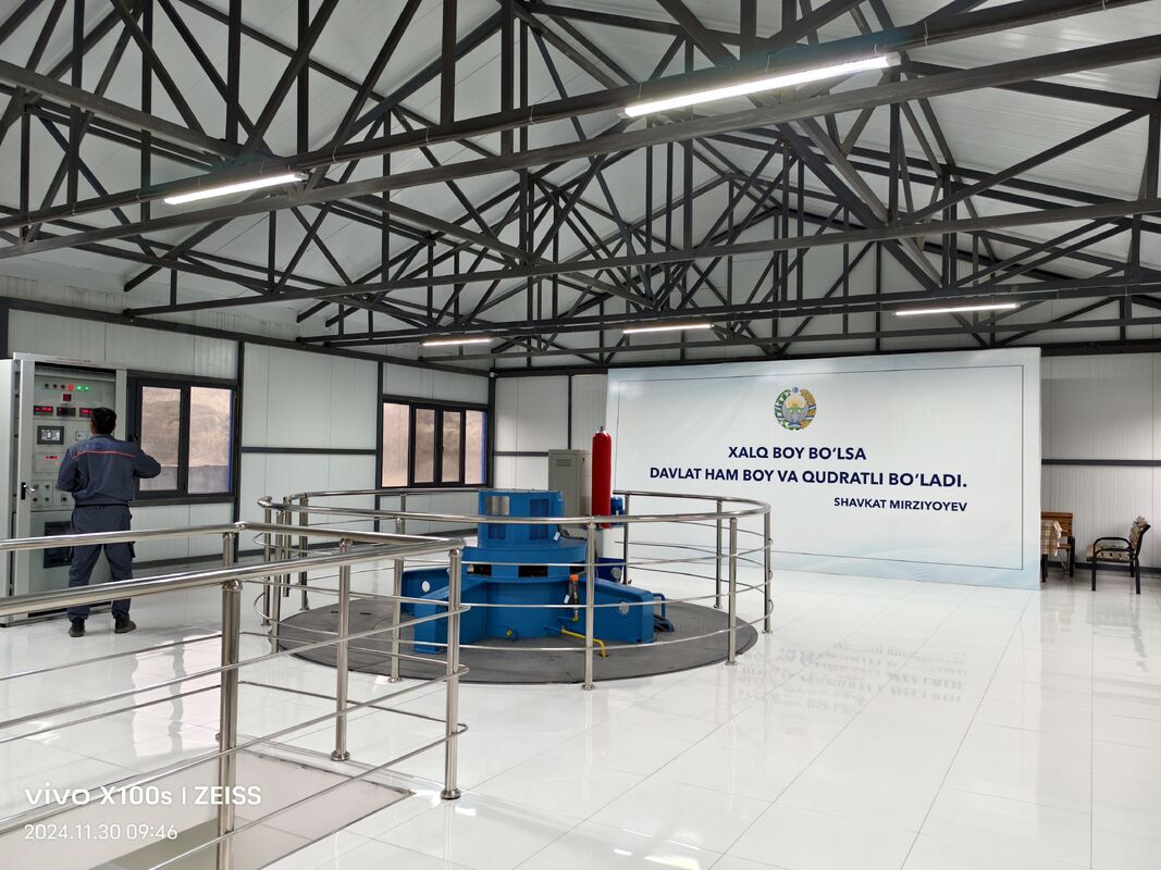 Kaplan Hydro Turbine with 16.00 M³/s Flow Capacity and Stainless Steel CNC Blades for Over 30 Years Life Time