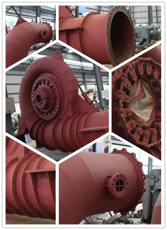 Tipo sistema 400kw do fluxo axial da turbina da produção de eletricidade do micro hidro
