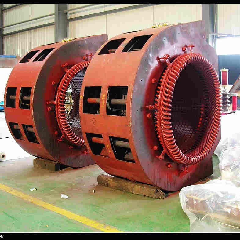 turbina vertical 50hz de 300kw Kaplan hidro no Gird fora da cabeça da água do Gird 60Hz 15m