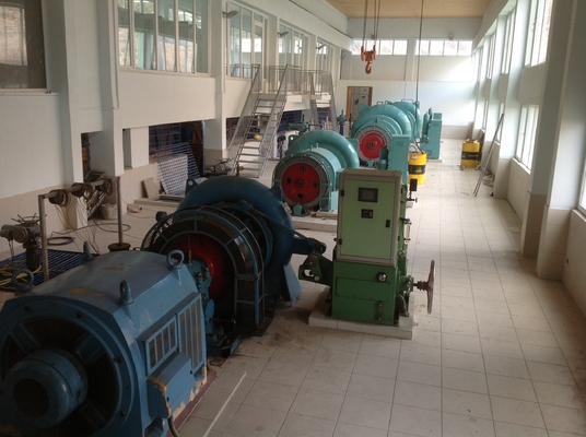 Turbina de água Francis para industrial da Francis Turbines Ltd. Fluxo de entrada 2 M3/s