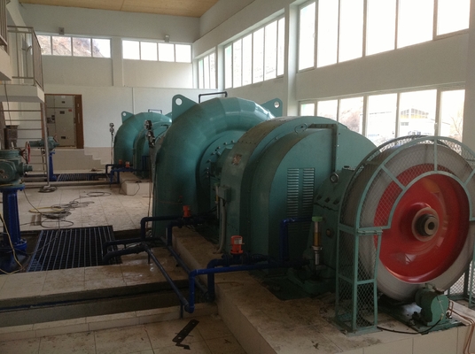Turbina hidráulica Francis de aço inoxidável 50HZ Frequência para velocidade nominal 500-1500r/min