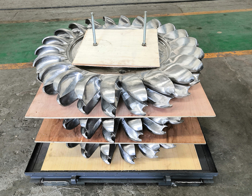 Q345-B Material Turbina hidráulica Pelton para tipo de corredor de jato único ou multi-jato