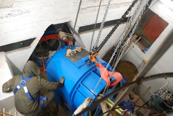 Sistema de energia hidrelétrica de alta potência para máxima eficiência