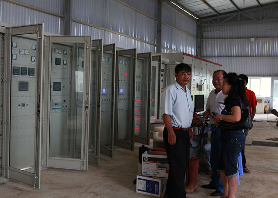 Sistema de energia hidrelétrica de alta potência com gerador sem escovas de 400v ou 6300v de tensão