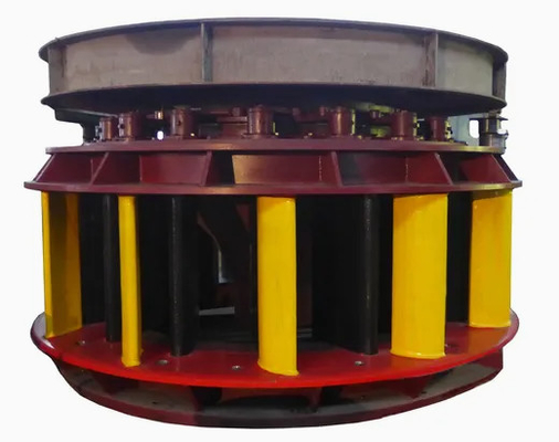 Turbina hidráulica de entrada de água vertical Kaplan com lâmina de correia fixa e tipo de gerador síncrono