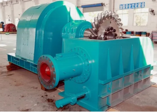 Turbina a jato de água de tipo monorretor ou multi-retor com pressão de entrada de 1 a 20 bar