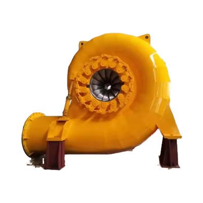 1.8 M3/s Taxa de fluxo de saída Turbina hidráulica Francis de aço inoxidável com 96% de eficiência nominal