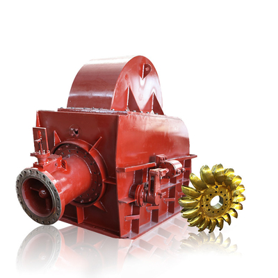 Hidro Pelton turbina 60HZ de Mini Water Head 250m fora da turbina da roda do Gird 500RPM Pelton