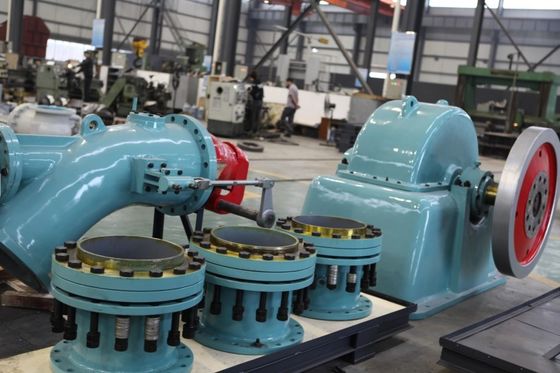 Turbina Turgo de Impulso com Capacidade de 1000KW com Rotor de Aço Inoxidável para 98m de Queda d'Água em Energia Hidrelétrica