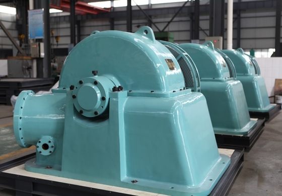 Gerador da roda da turbina de impulso 700kw de Turgo do aço de carcaça Turgo