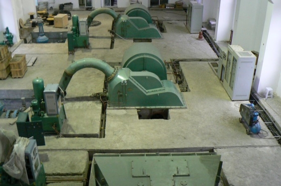 eficiência de aço inoxidável do gerador de turbina 92% de 750kw micro Pelton