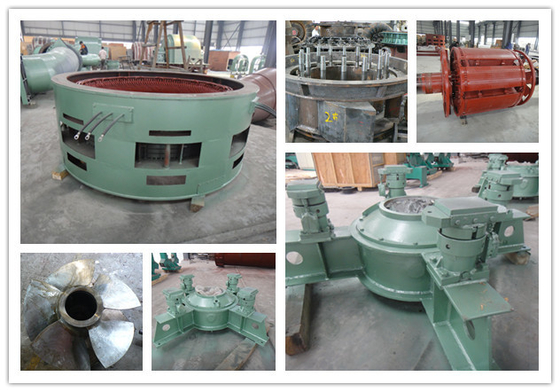 Hidro turbina de 60HZ Kaplan fora da grade para a turbina de Mini Hydro Station Vertical Kaplan